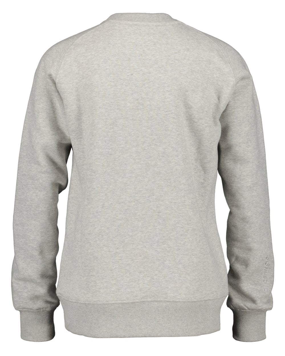 Aluminum Melange coloured Didriksons Womens Fyn Sweater on white background