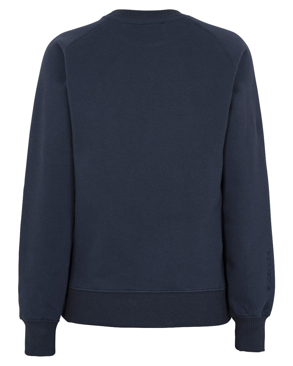 Navy coloured Didriksons Womens Fyn Sweater on white background