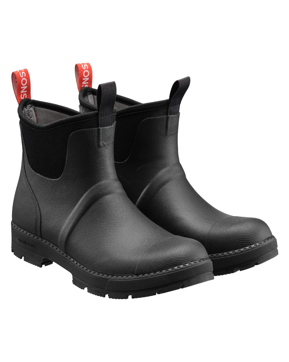 Black coloured Didriksons Womens Grinda Boots on white background