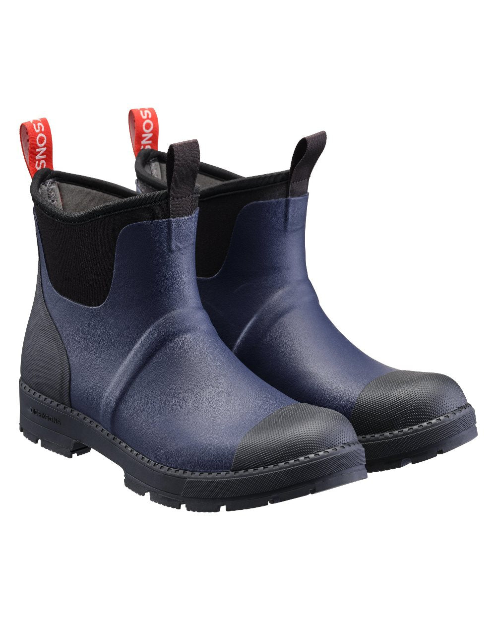 Dark Night Blue coloured Didriksons Womens Grinda Boots on white background