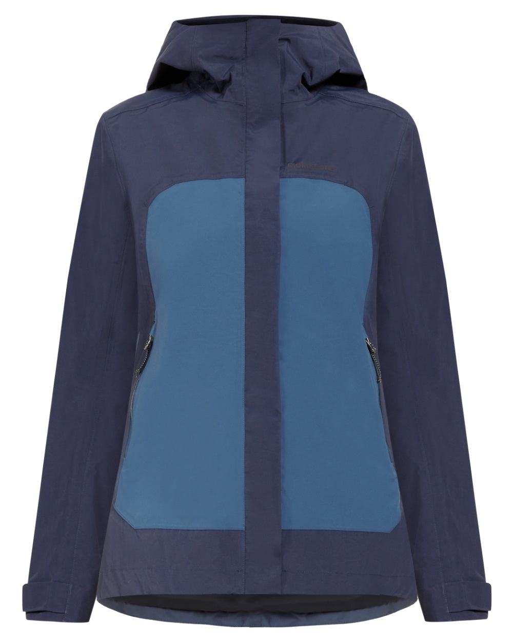 Blue Arcad coloured Didriksons Womens Grit Jacket 3 on white background