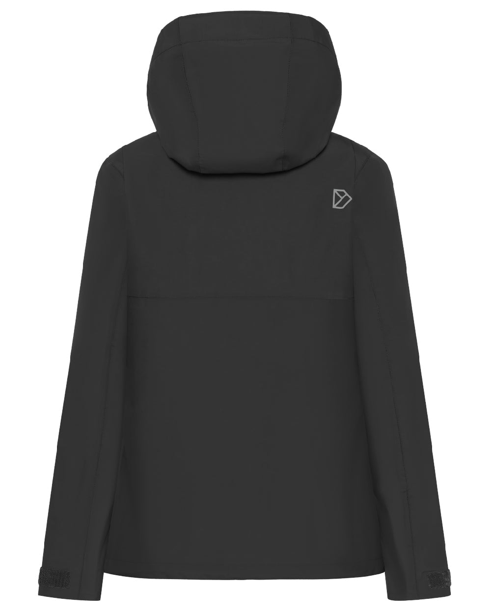 Solid Black coloured Didriksons Womens Grit Jacket 3 on white background