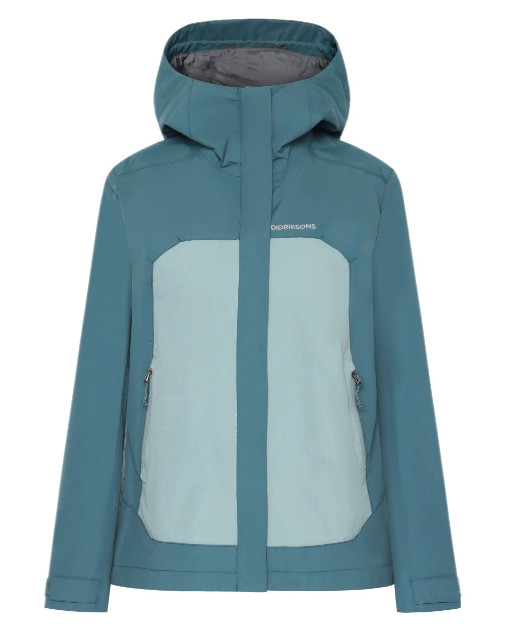 Star Blue coloured Didriksons Womens Grit Jacket 3 on white background