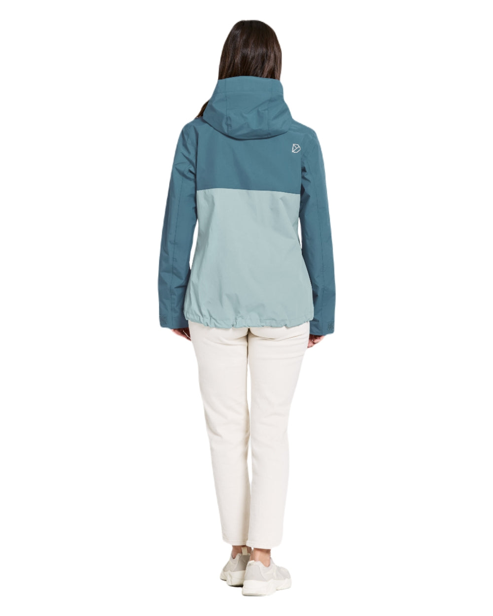 Star Blue coloured Didriksons Womens Grit Jacket 3 on white background