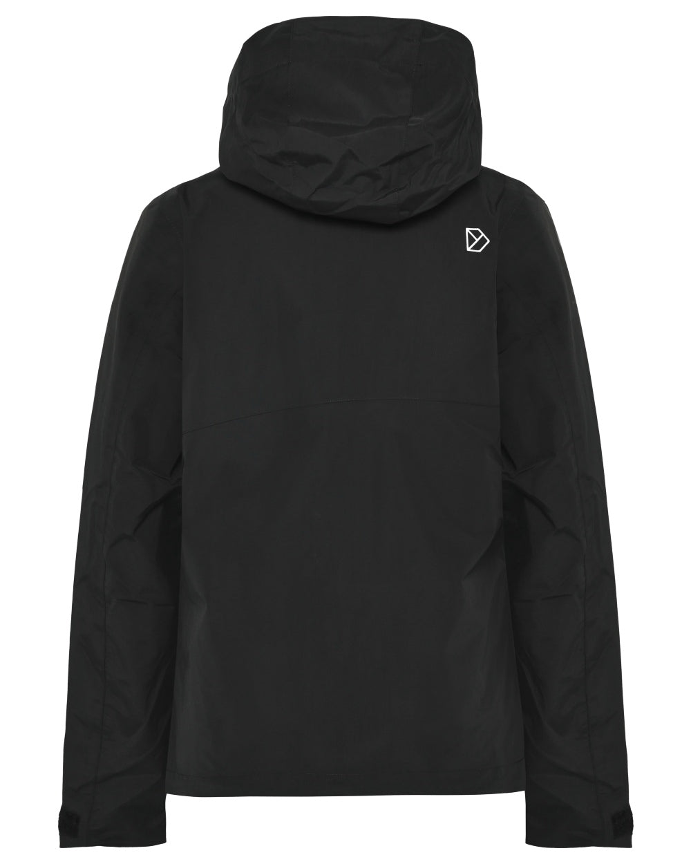 Black coloured Didriksons Womens Grit Jacket 4 on white background