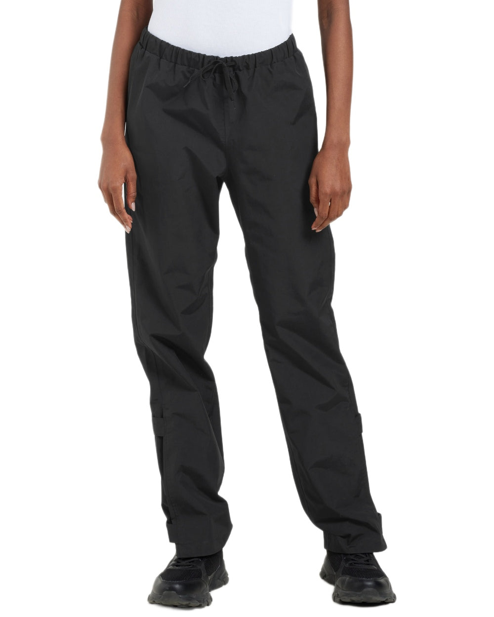Black coloured Didriksons Womens Grit Pants 4 on white background
