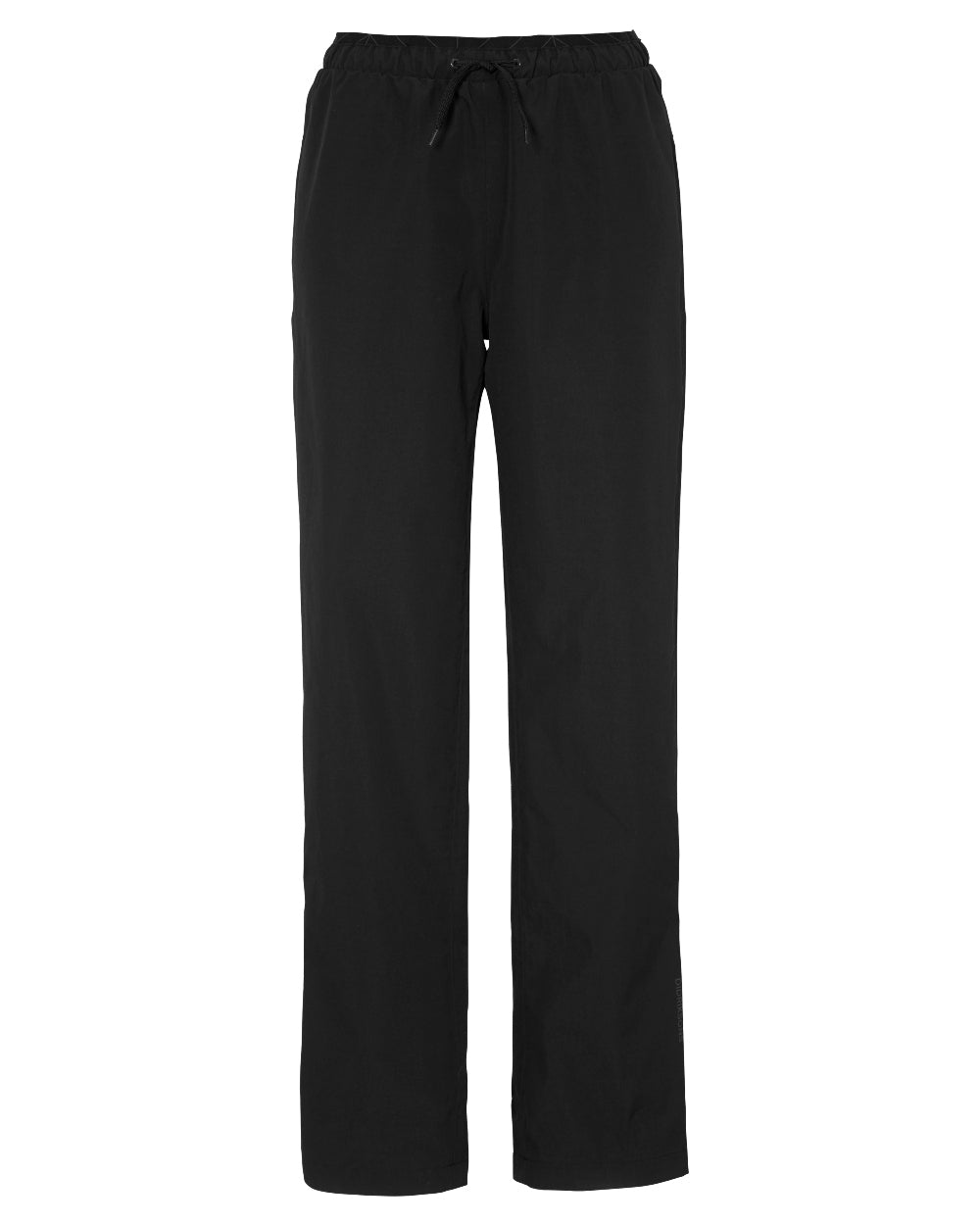 Black coloured Didriksons Womens Grit Pants on white background