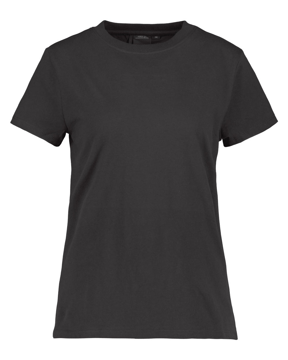Black coloured Didriksons Womens Ingaro T-Shirt on white background