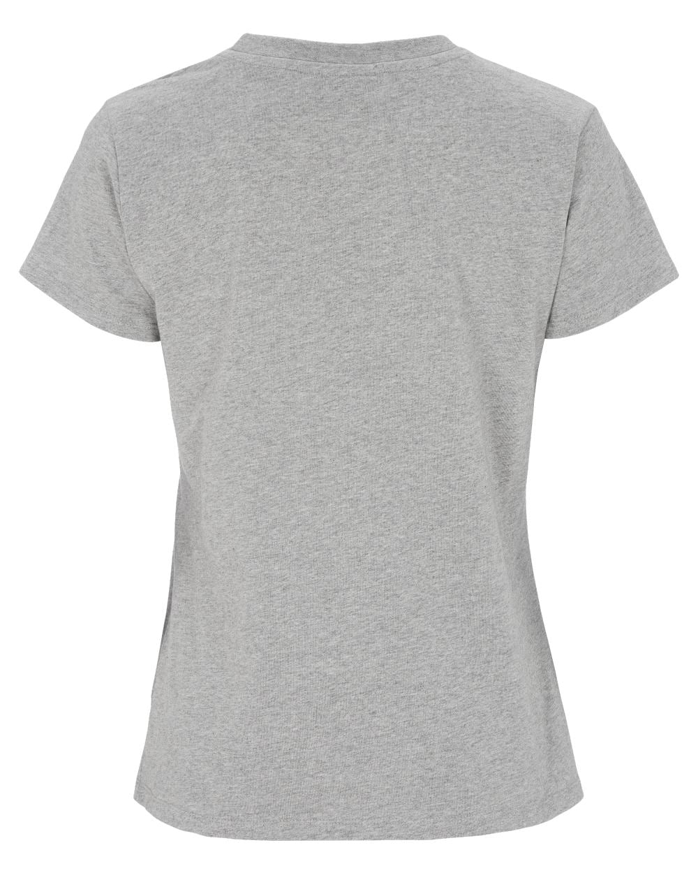 Grey Melange coloured Didriksons Womens Ingaro T-Shirt on white background