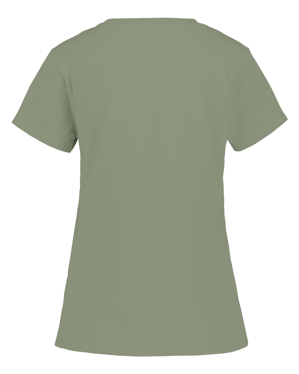Light Moss coloured Didriksons Womens Ingaro T-Shirt on white background