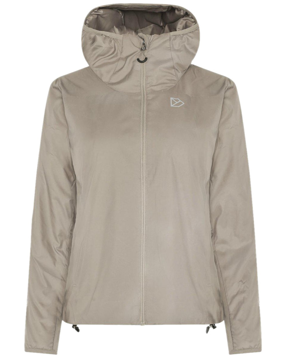 Ash Brown Coloured Didriksons Womens Karix Jacket 2 on white background