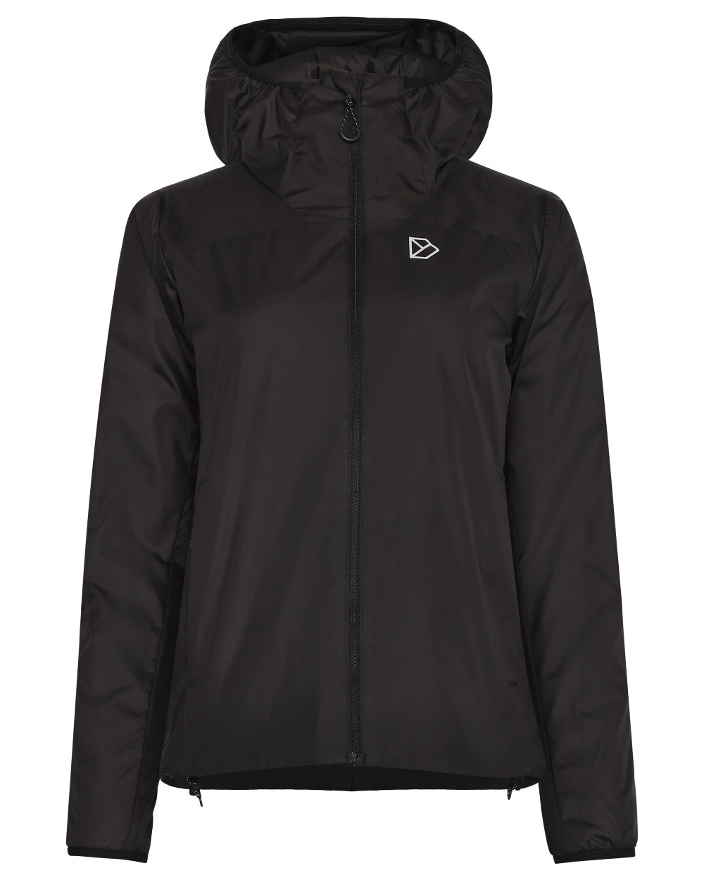 Black coloured Didriksons Womens Karix Jacket on white background