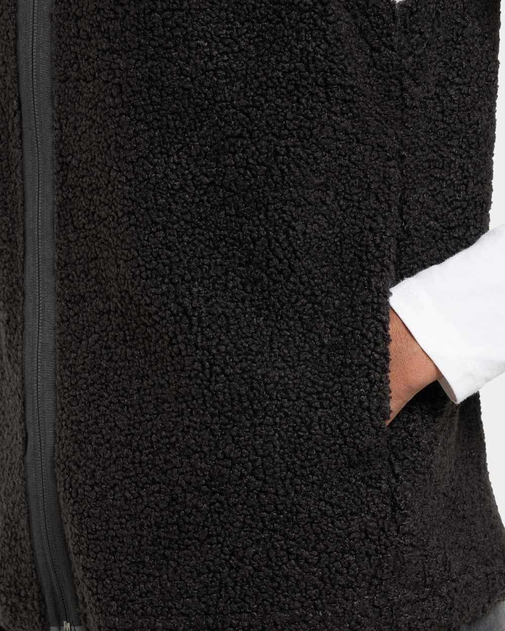 Black coloured Didriksons Womens Kiana Vest on white background