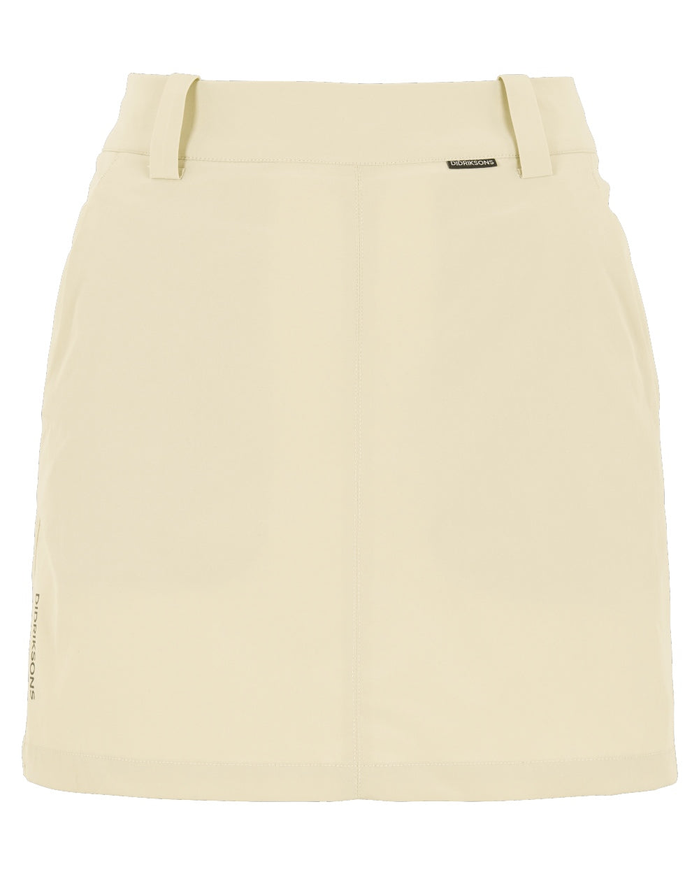 Light Beige coloured Didriksons Womens Liva Skirt on white background