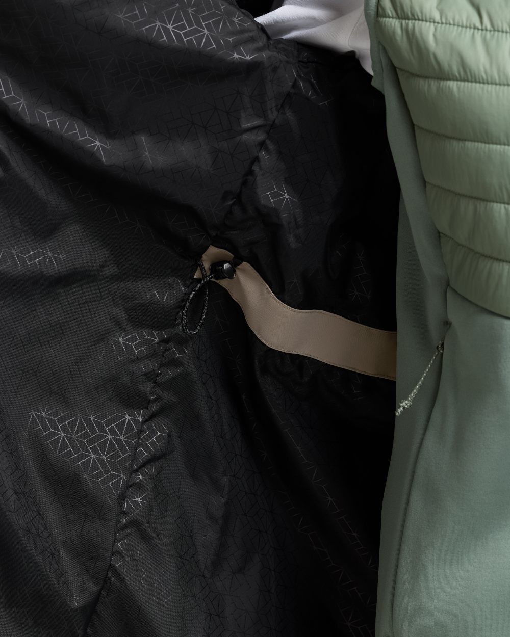 Ash Brown coloured Didriksons Womens Louise Long Parka on white background