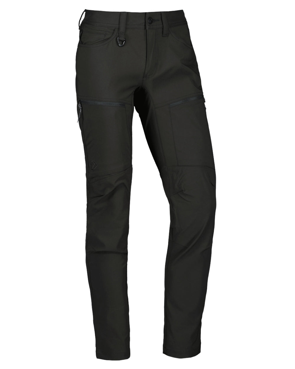 Black coloured Didriksons Womens Lynx Pants on white background