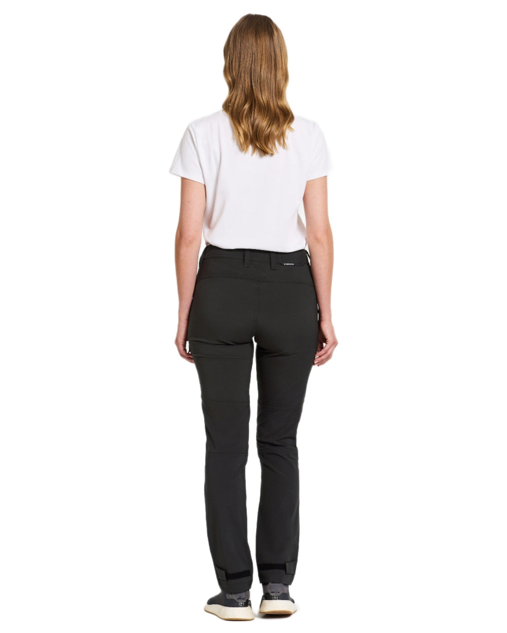 Black coloured Didriksons Womens Lynx Pants on white background