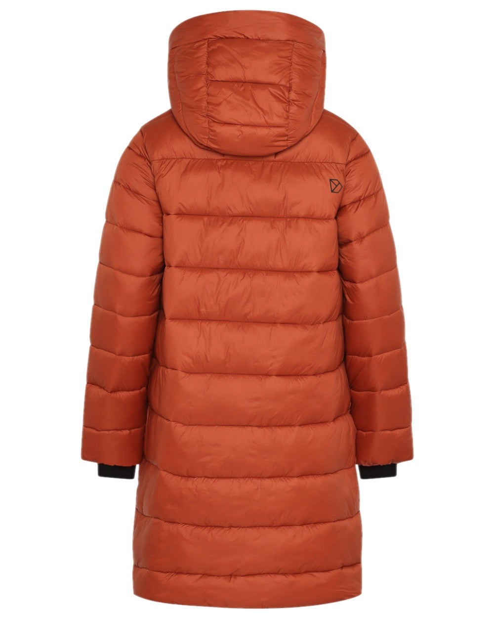Rust Coloured Didriksons Womens Marion Parka on white background