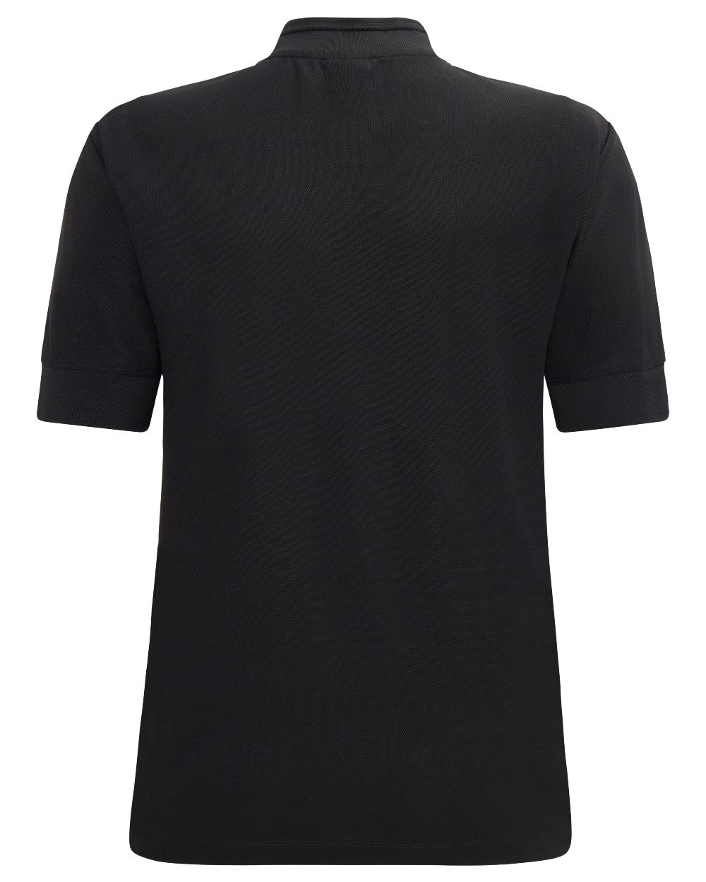Black coloured Didriksons Womens Patty Polo T-Shirt on white background