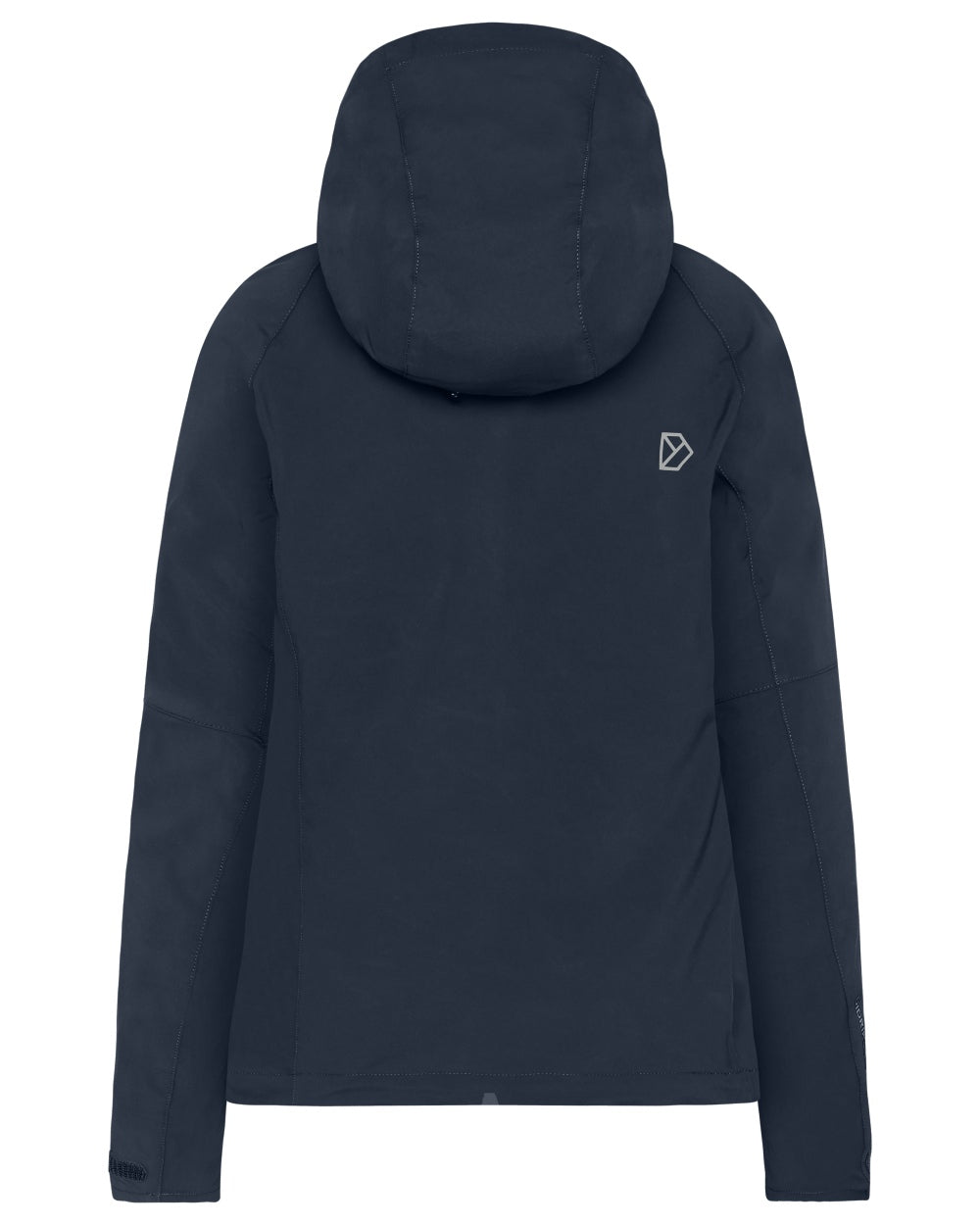 Dark Night Blue coloured Didriksons Womens Petra Jacket on white background
