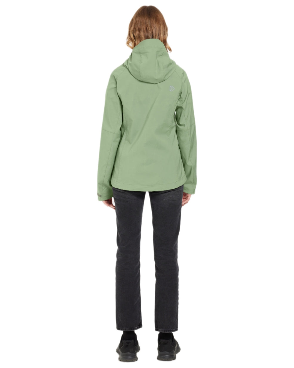 Light Moss coloured Didriksons Womens Petra Jacket on white background