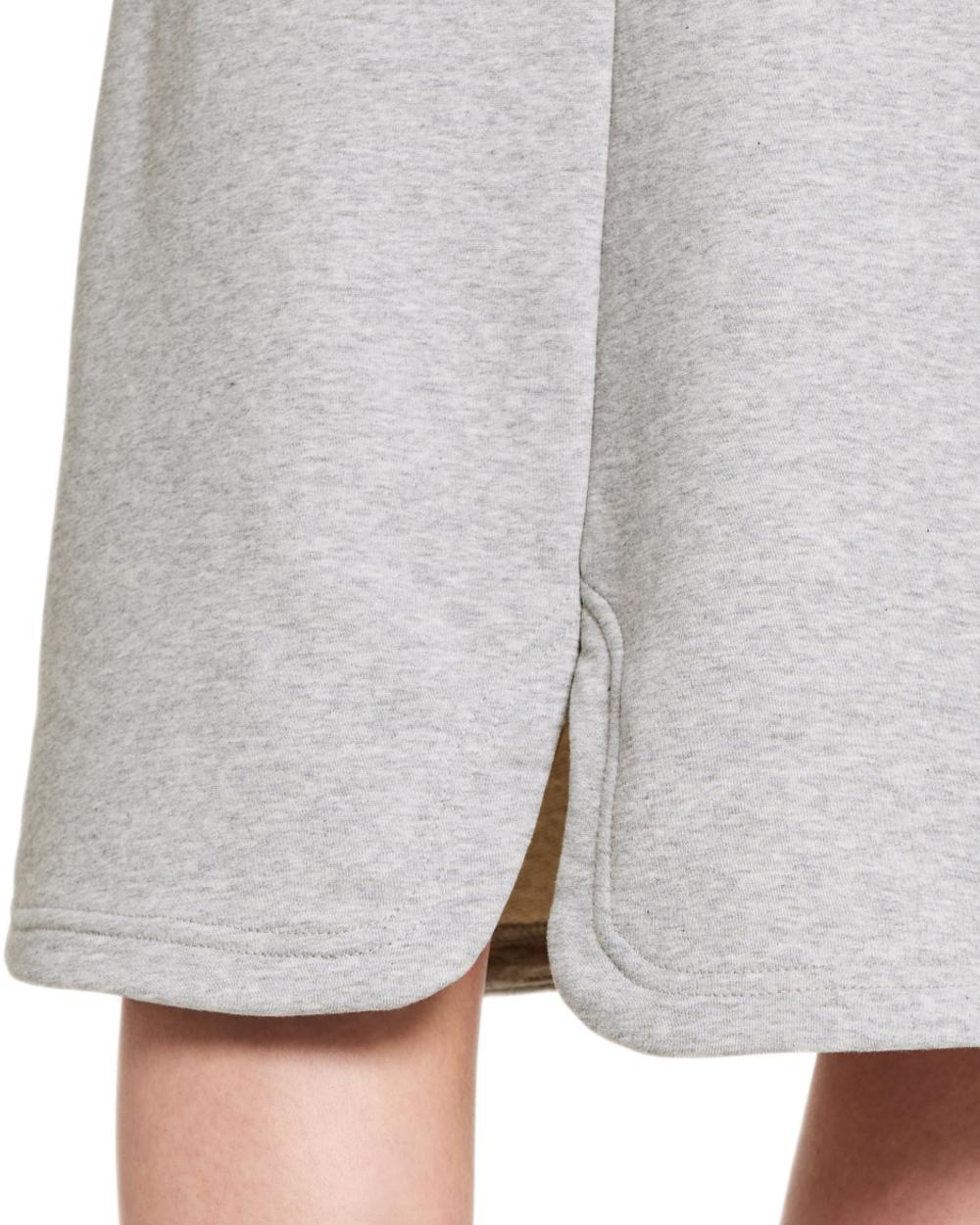 Aluminum Melange coloured Didriksons Womens Reso Skirt on white background
