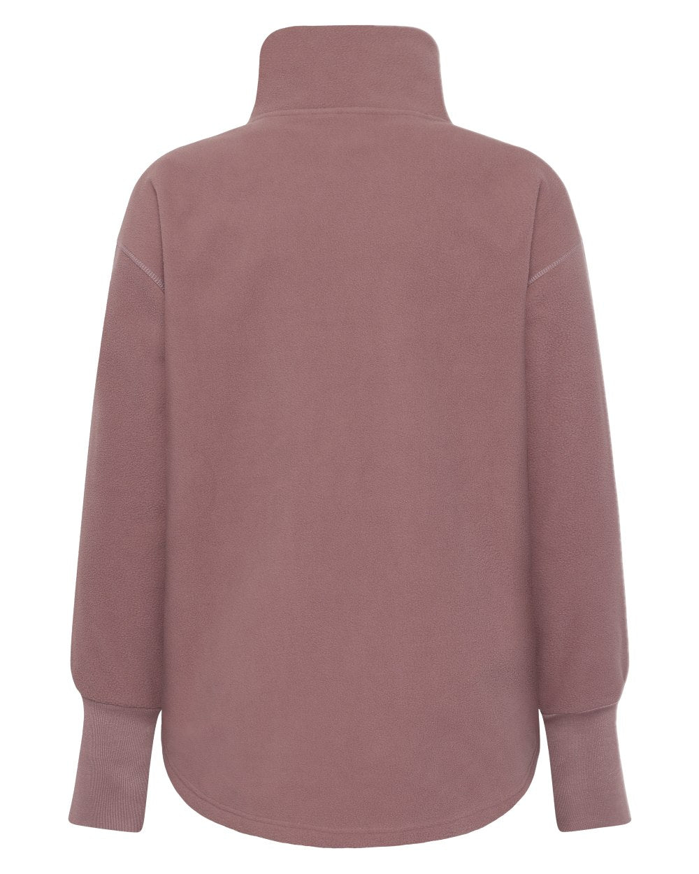 Faded Wine coloured Didriksons Womens Ronja Full Zip Sweater on white background