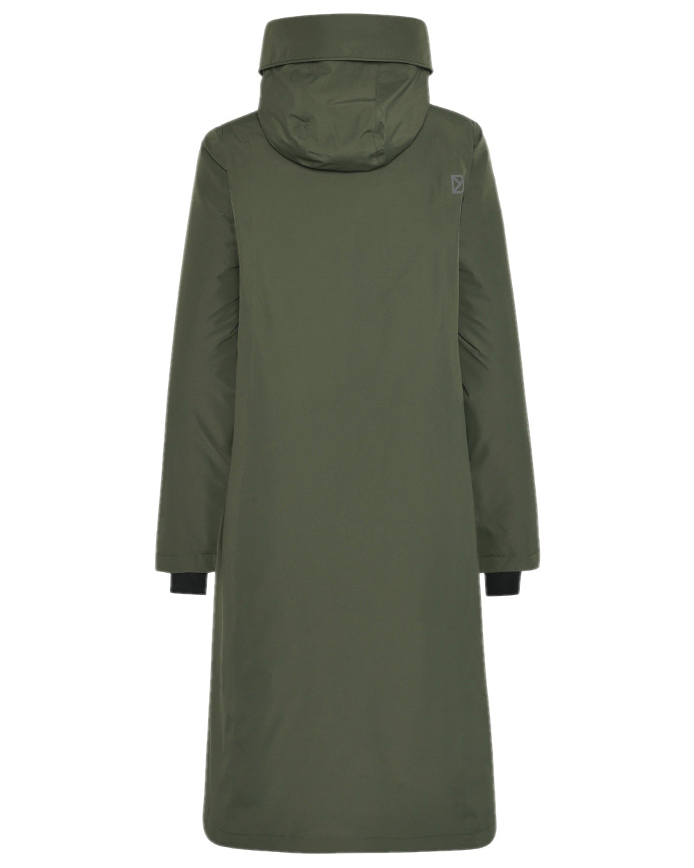 Deep Green Coloured Didriksons Womens Selina Parka on white background