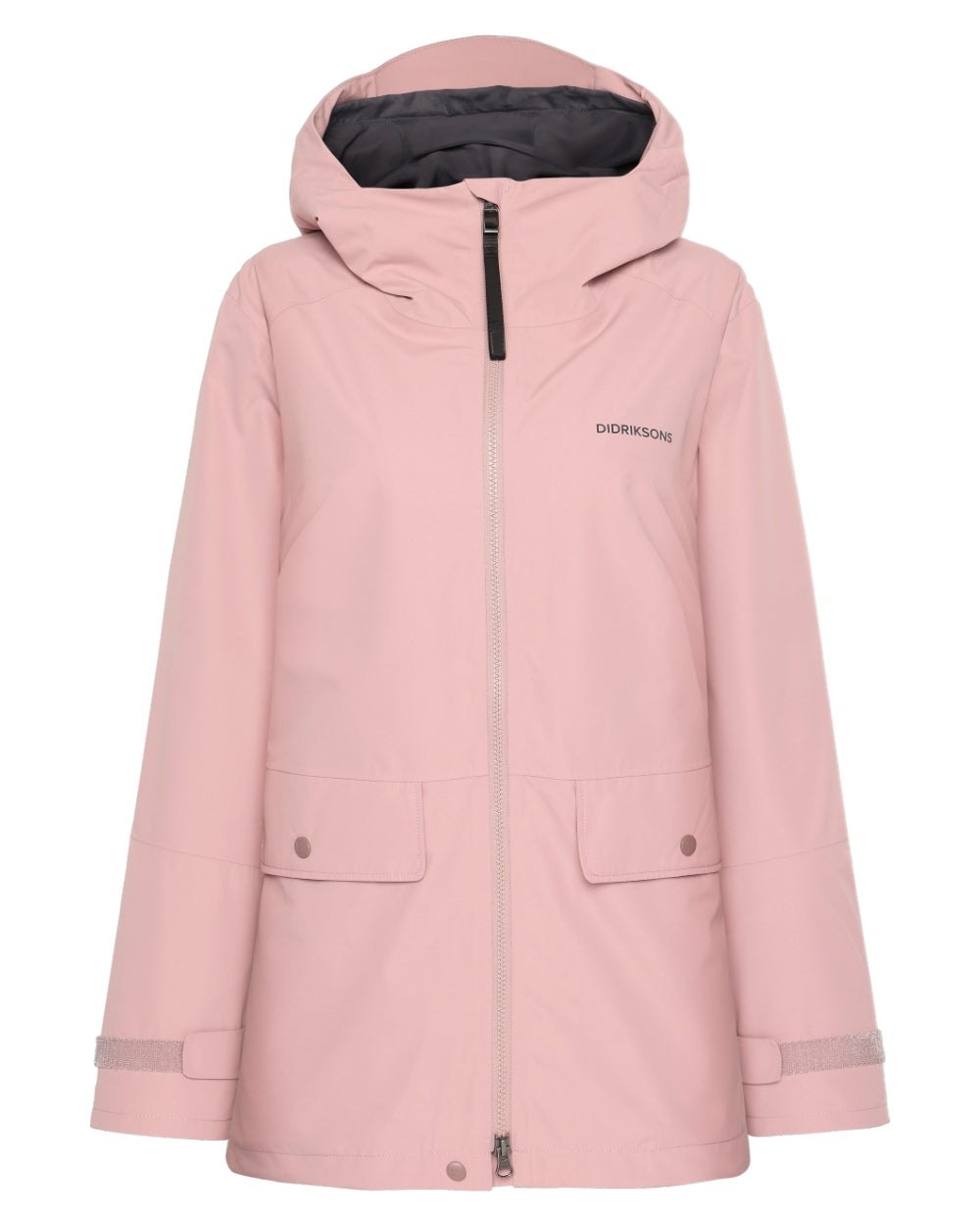 Oyster Lilac coloured Didriksons Womens Tone Parka on white background