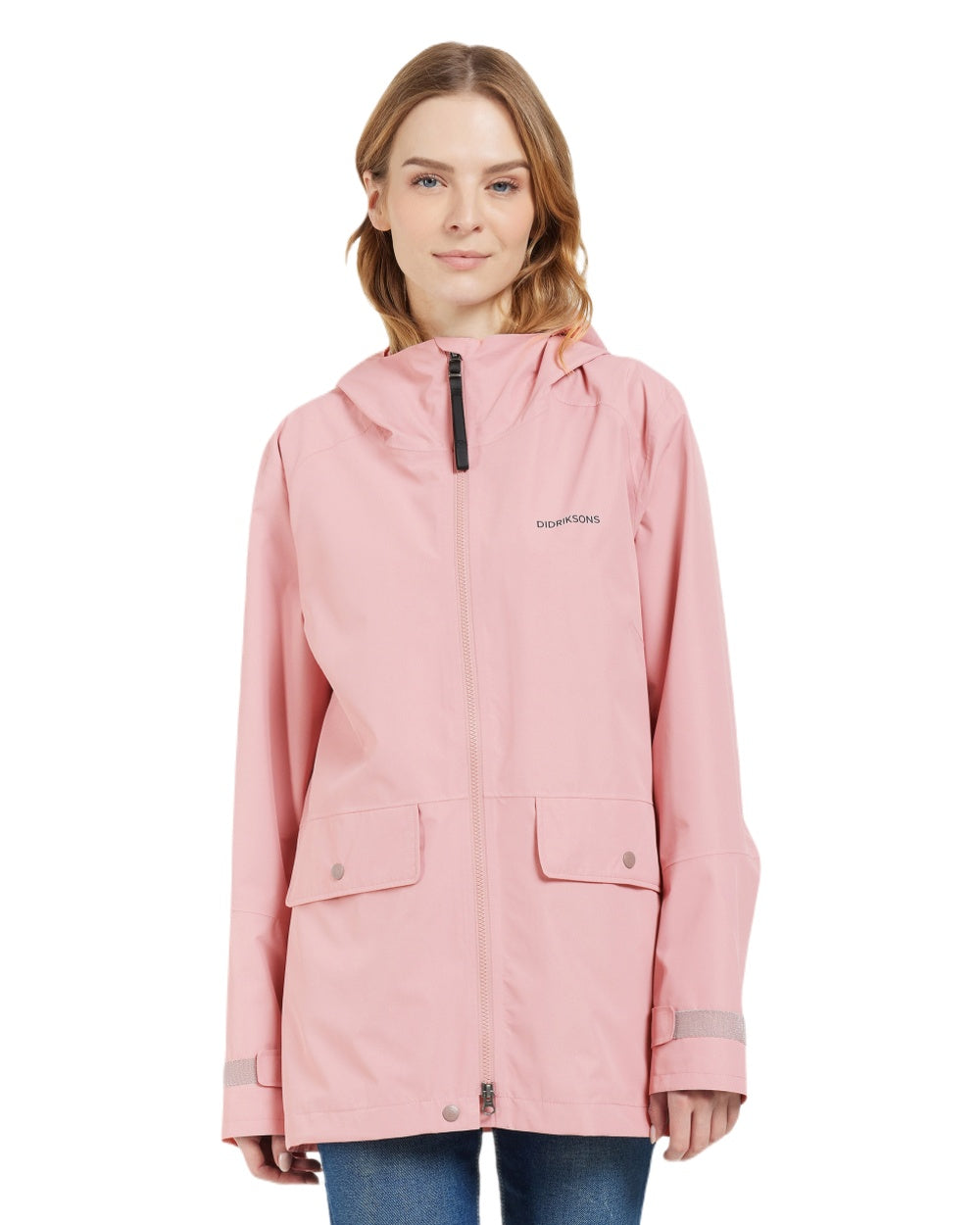 Oyster Lilac coloured Didriksons Womens Tone Parka on white background