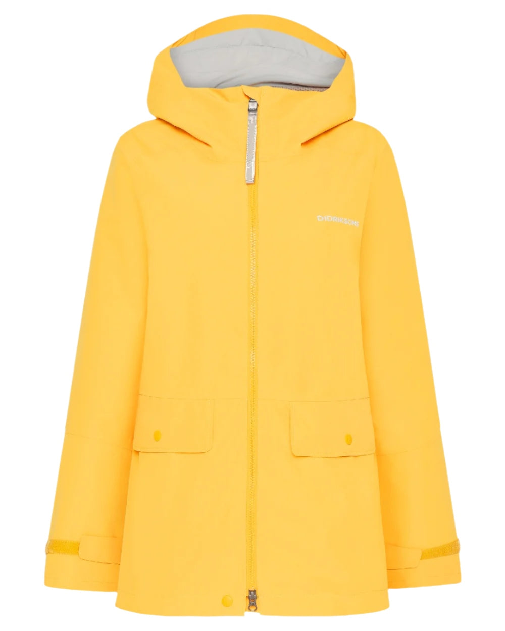 Warm Yellow coloured Didriksons Womens Tone Parka on white background