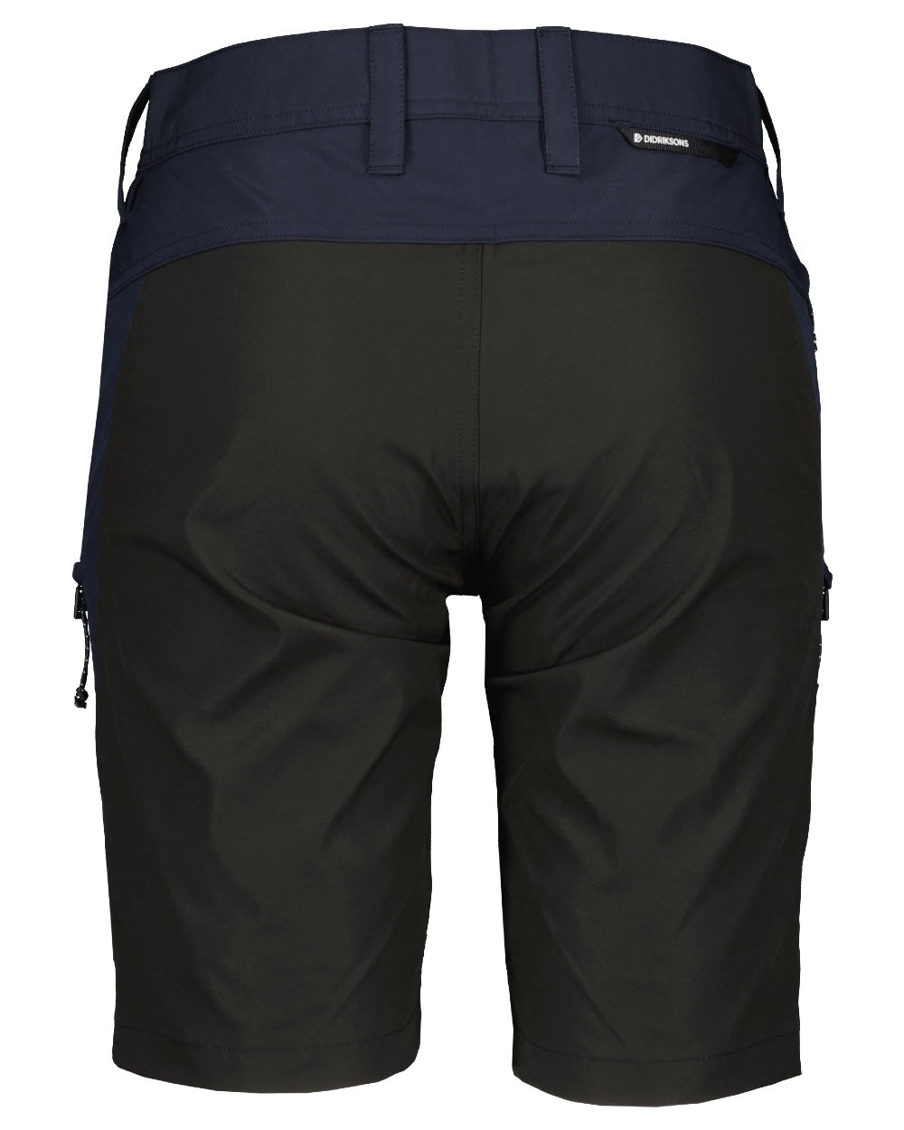 Dark Night Blue coloured Didriksons Womens Tucana Shorts on white background