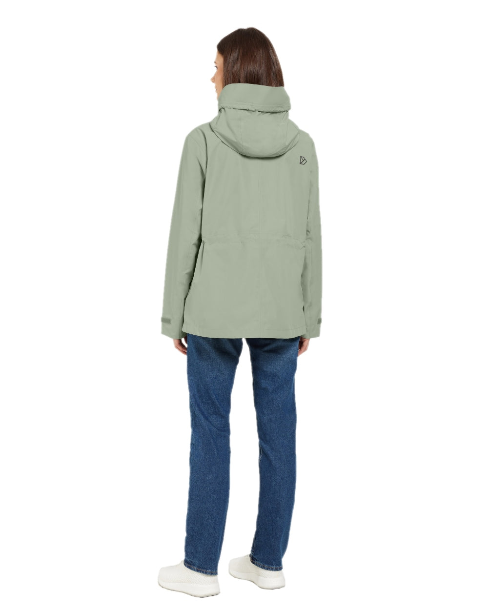 Wilted Leaf coloured Didriksons Womens Turvi Jacket 2 on white background