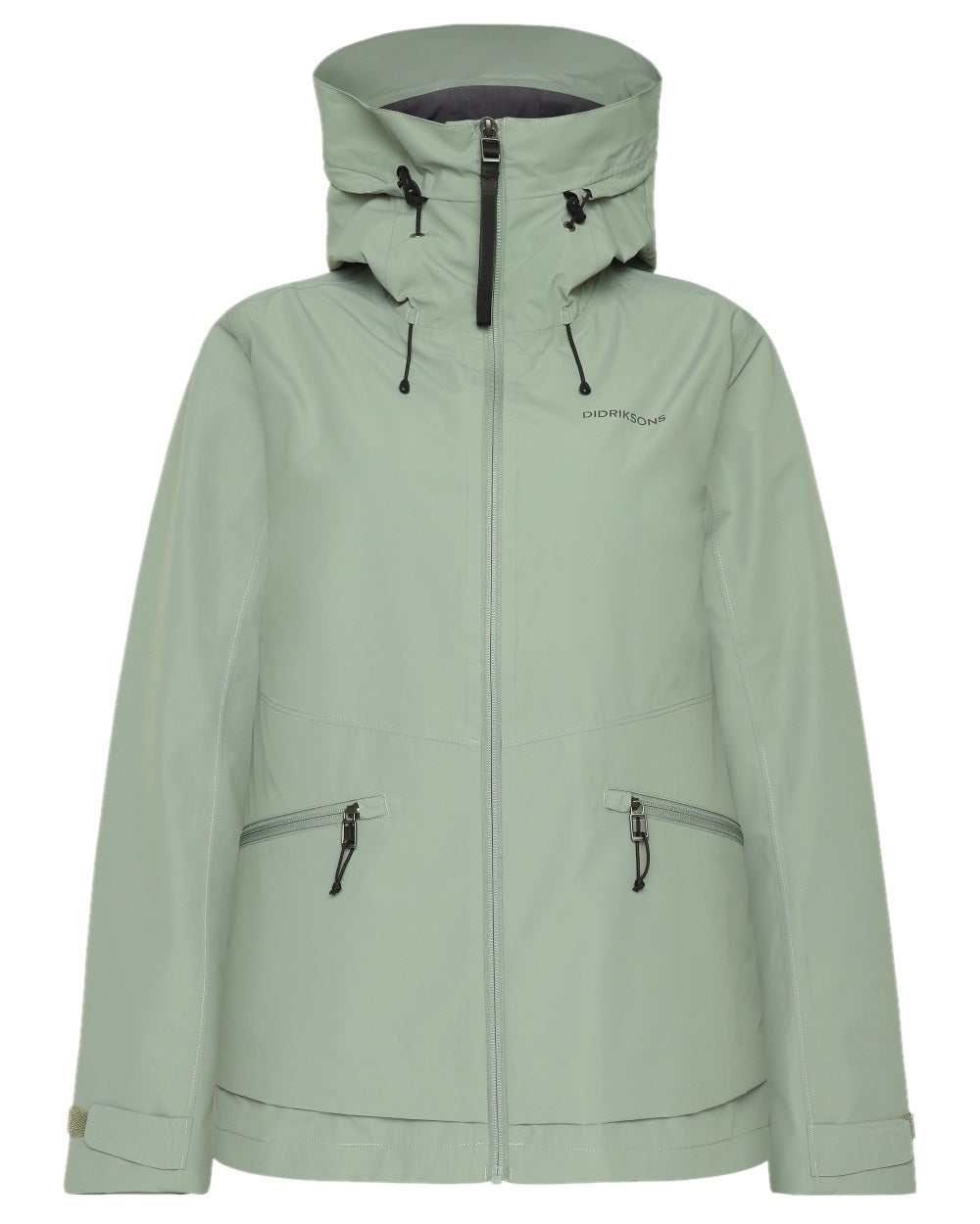 Wilted Leaf coloured Didriksons Womens Turvi Jacket 2 on white background
