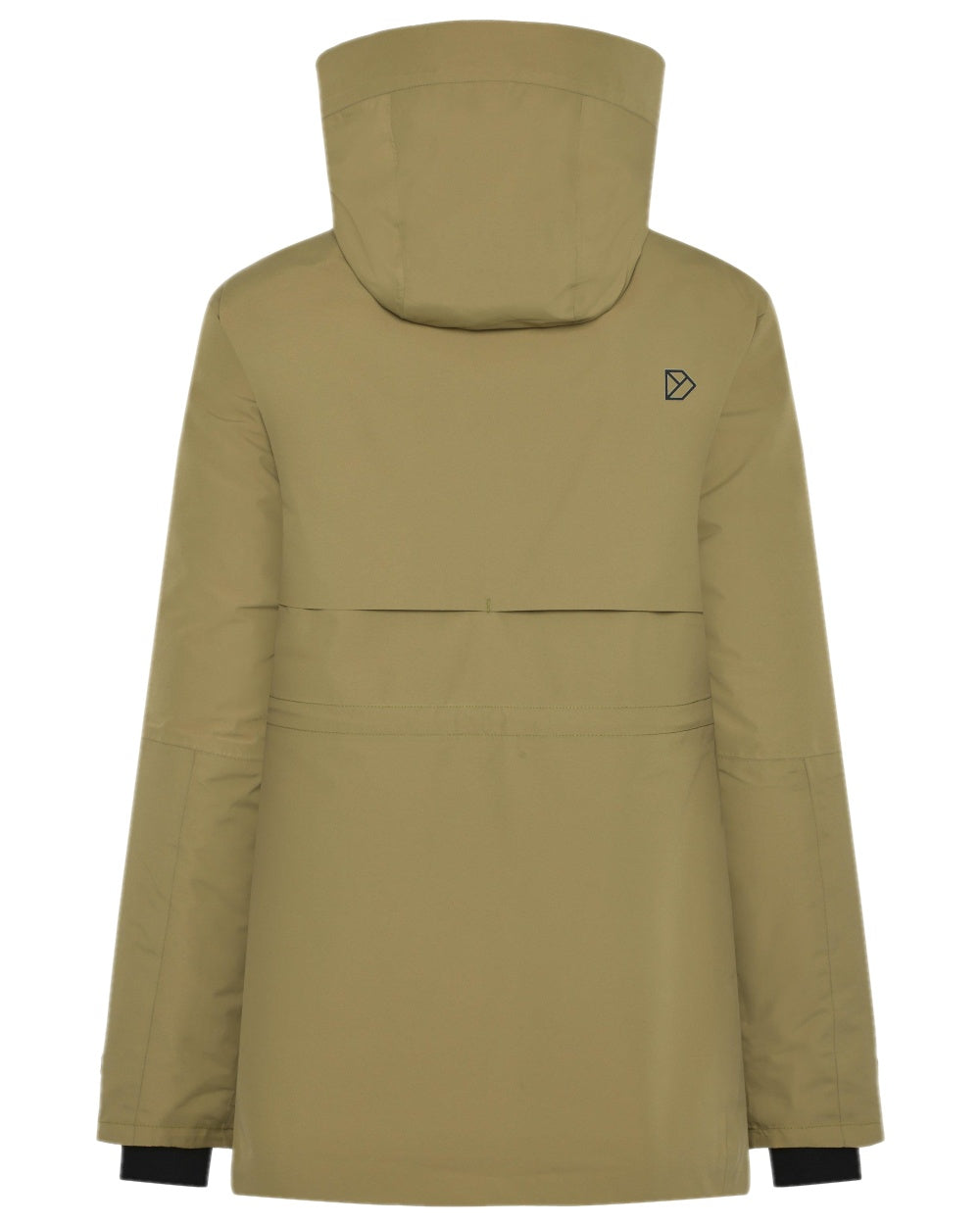 Olive Green Coloured Didriksons Womens Tuva Parka on white background