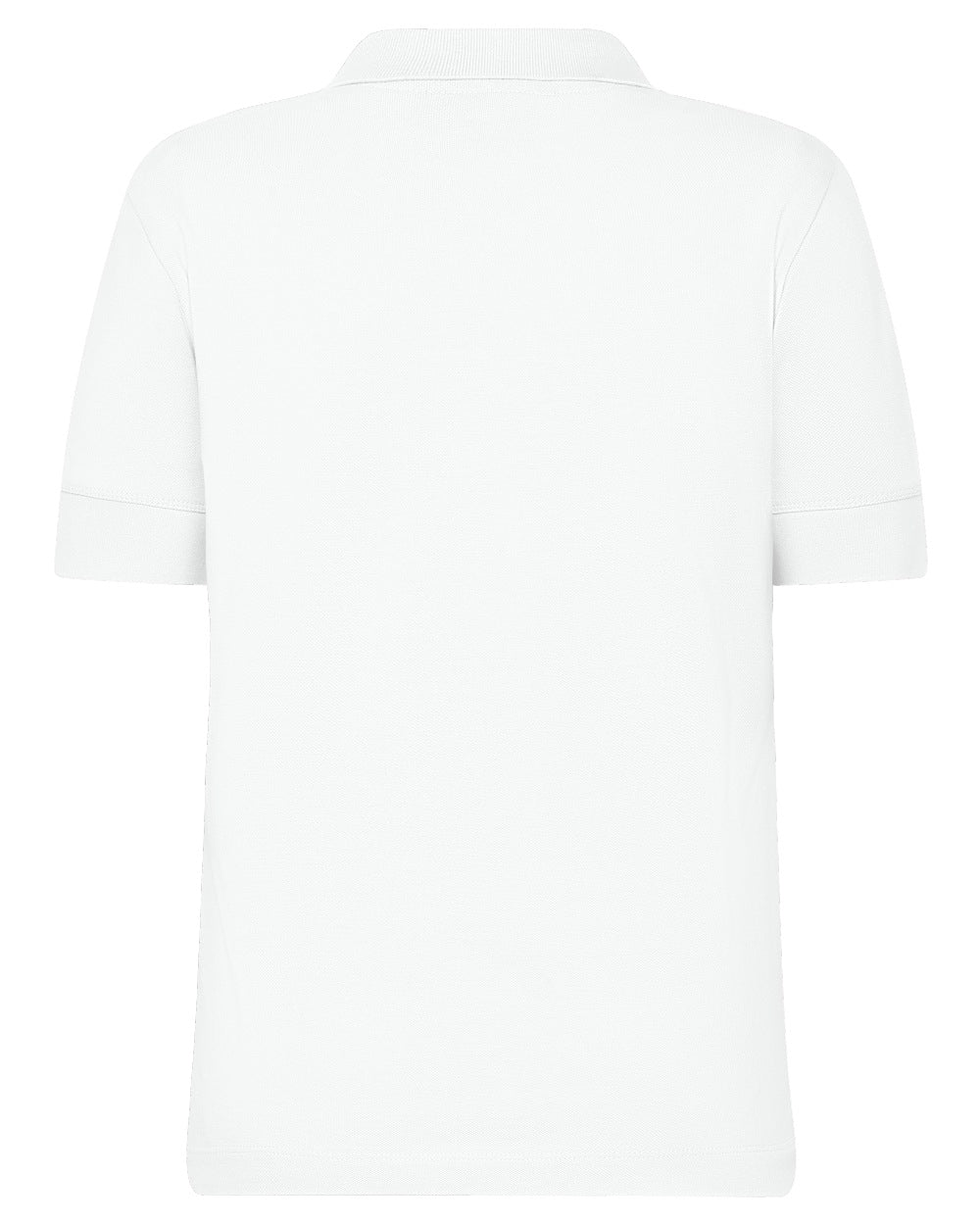Snow White coloured Didriksons Womens Wivi Polo T-Shirt on white background