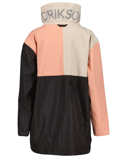 Black/Beige/Pink coloured Didriksons Thyra Womens Jacket 2 on white background 