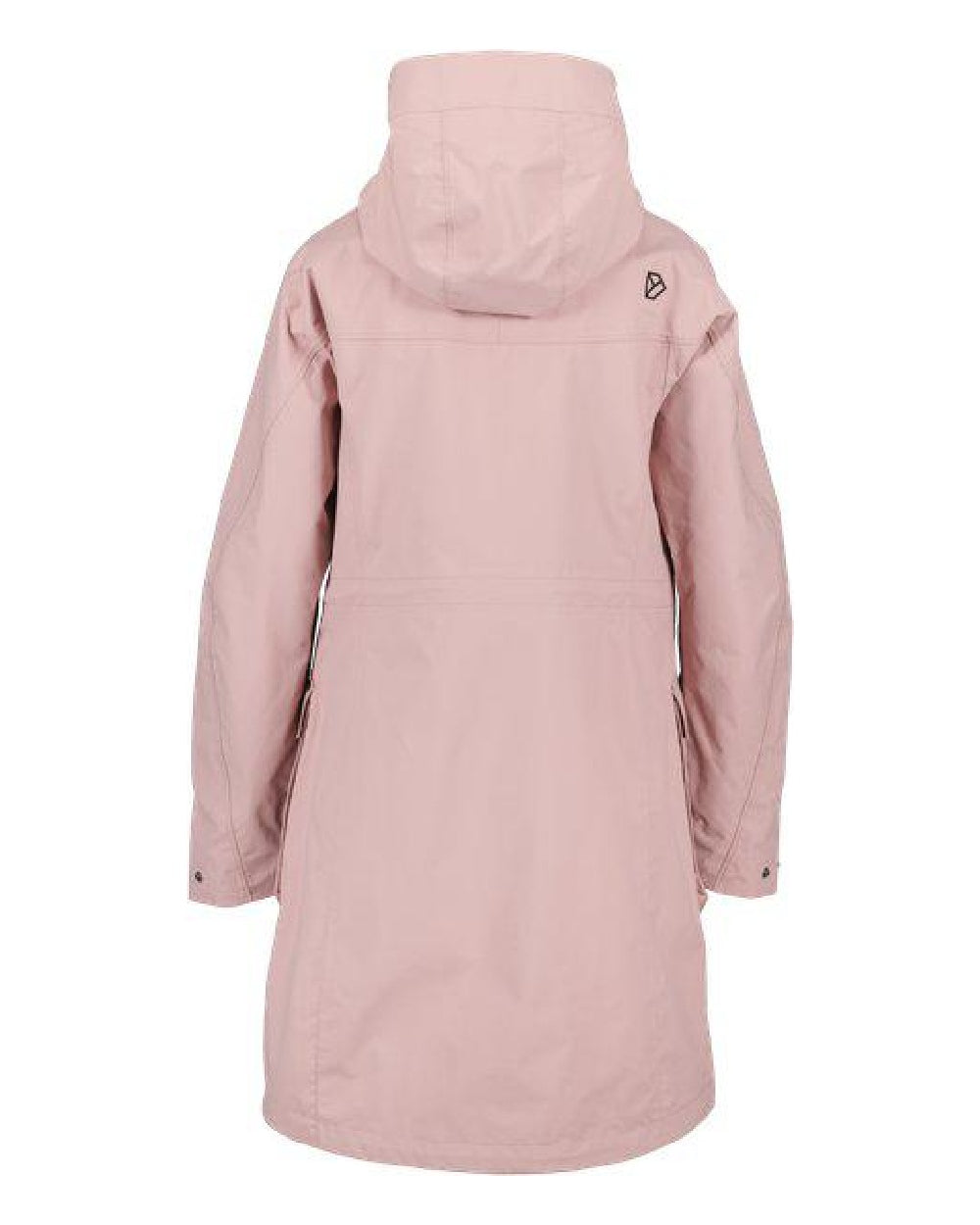 Oyster Lilac Coloured Didriksons Thelma Womens Parka 10 On A White Background