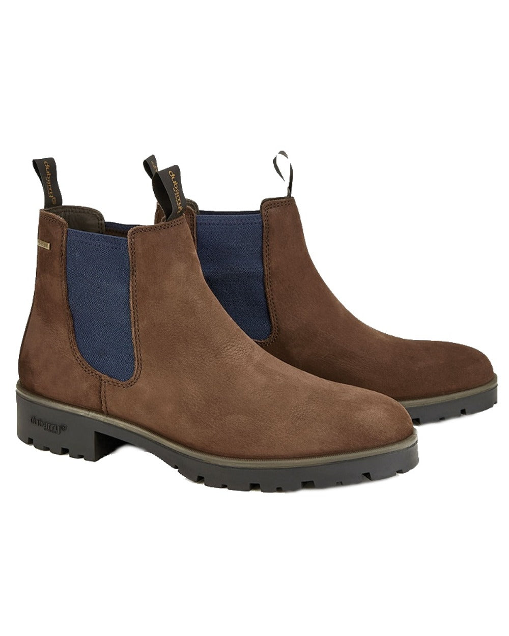 Java coloured Dubarry Antrim Country Boots on white background