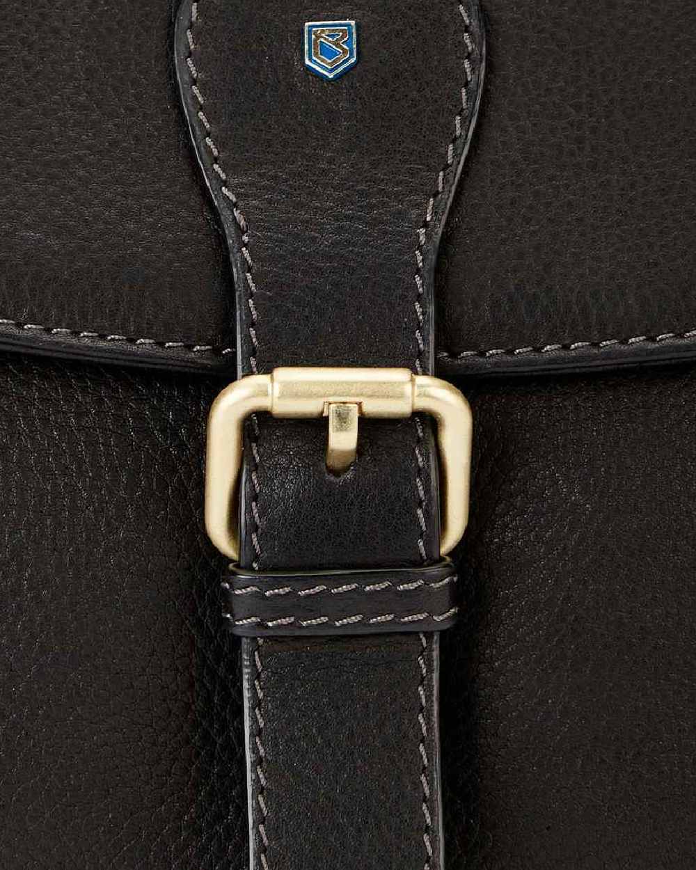 Black coloured Dubarry Balrickard Saddle Bag on white background