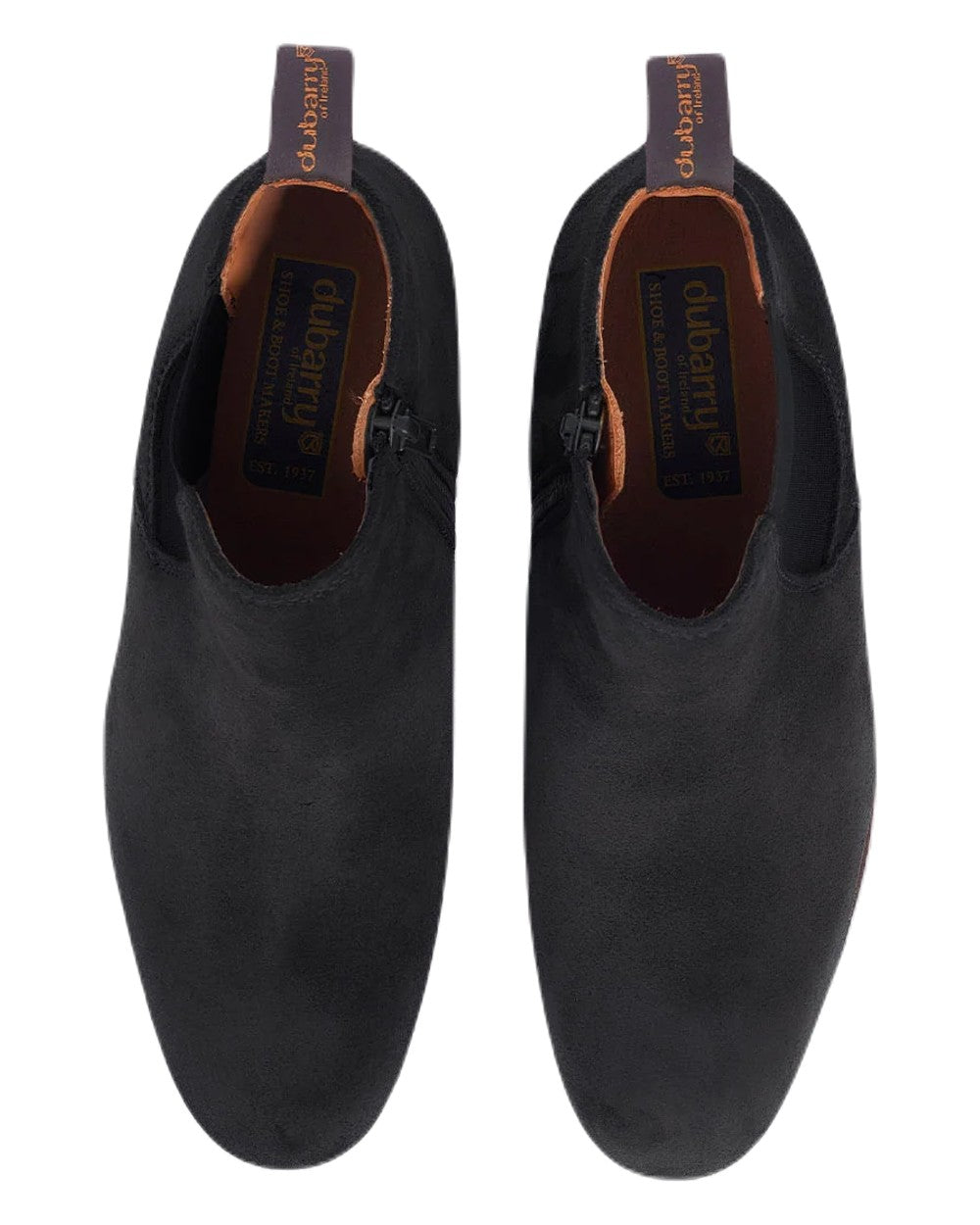Black coloured Dubarry Bray Chelsea Boots on white background