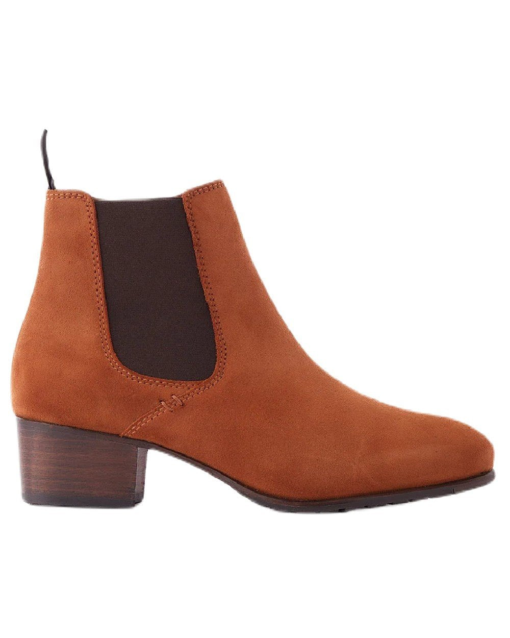 Camel coloured Dubarry Bray Chelsea Boots on white background