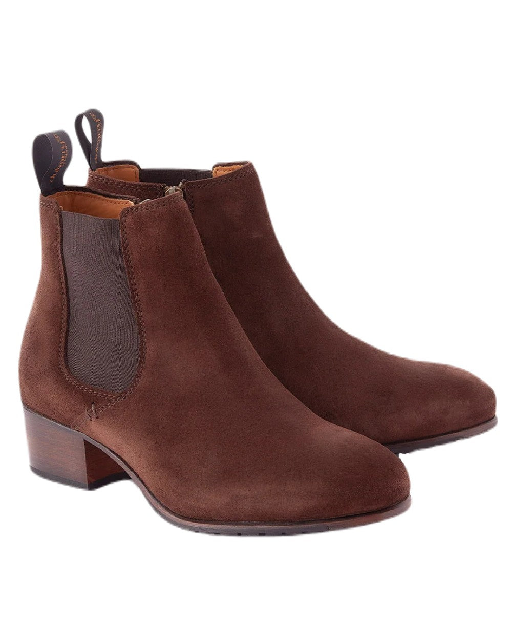 Cigar coloured Dubarry Bray Chelsea Boots on white background