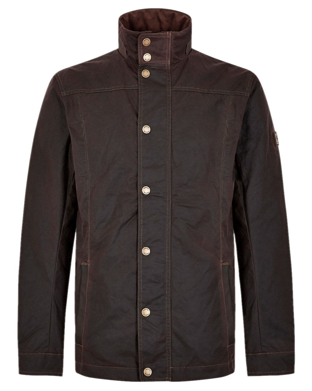 Java Coloured Dubarry Carrickfergus Waxed Jacket on white background