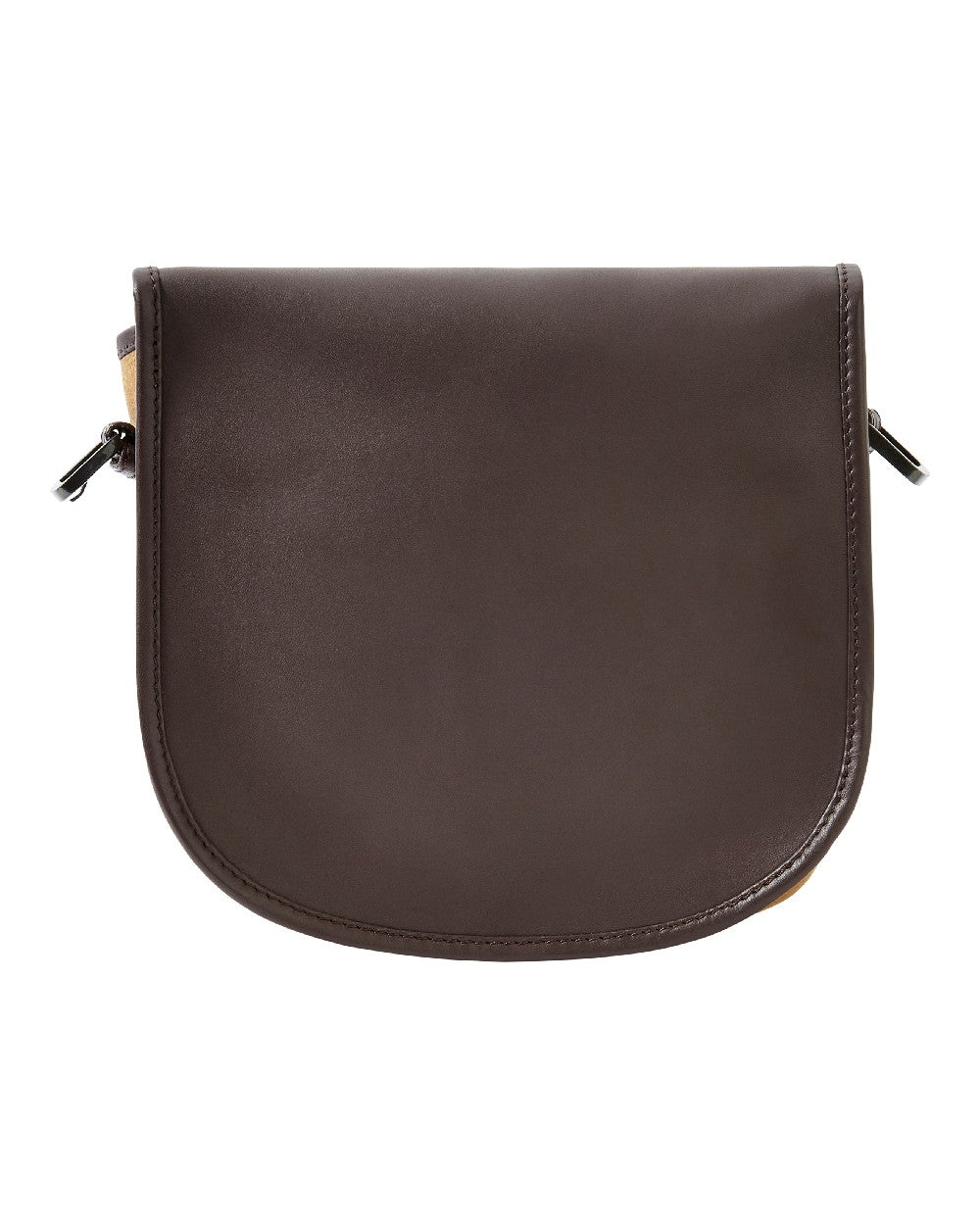 Brown coloured Dubarry Clara Leather Saddle Bag on white background