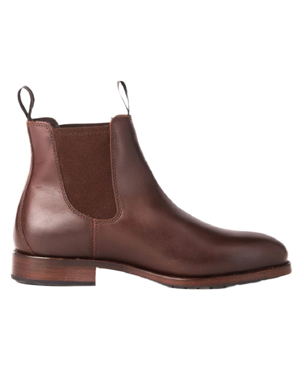 Mahogany coloured Dubarry Kerry Leather Soled Boots on white background
