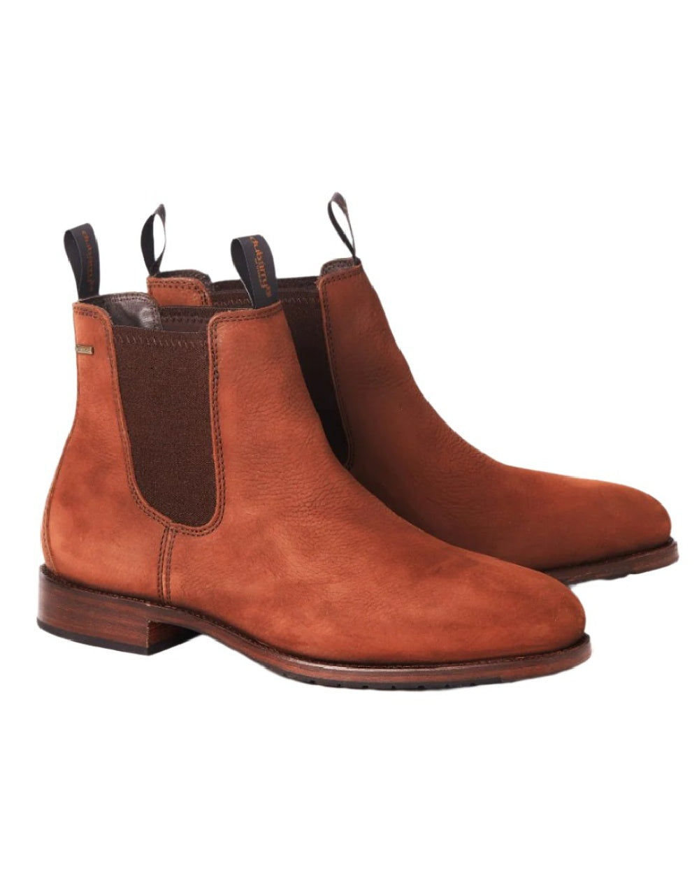 Walnut coloured Dubarry Kerry Leather Soled Boots on white background