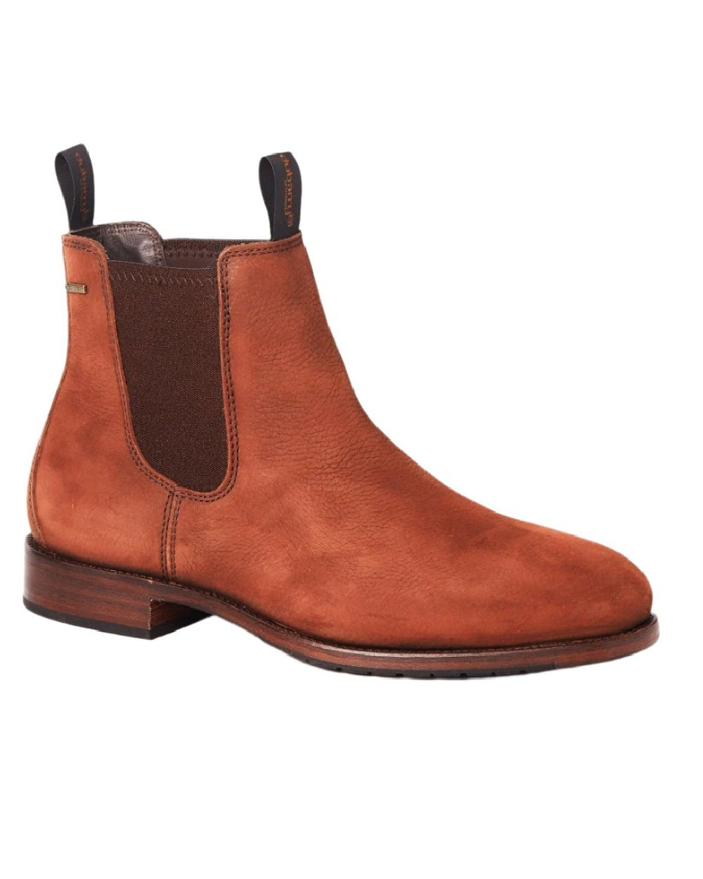 Walnut coloured Dubarry Kerry Leather Soled Boots on white background