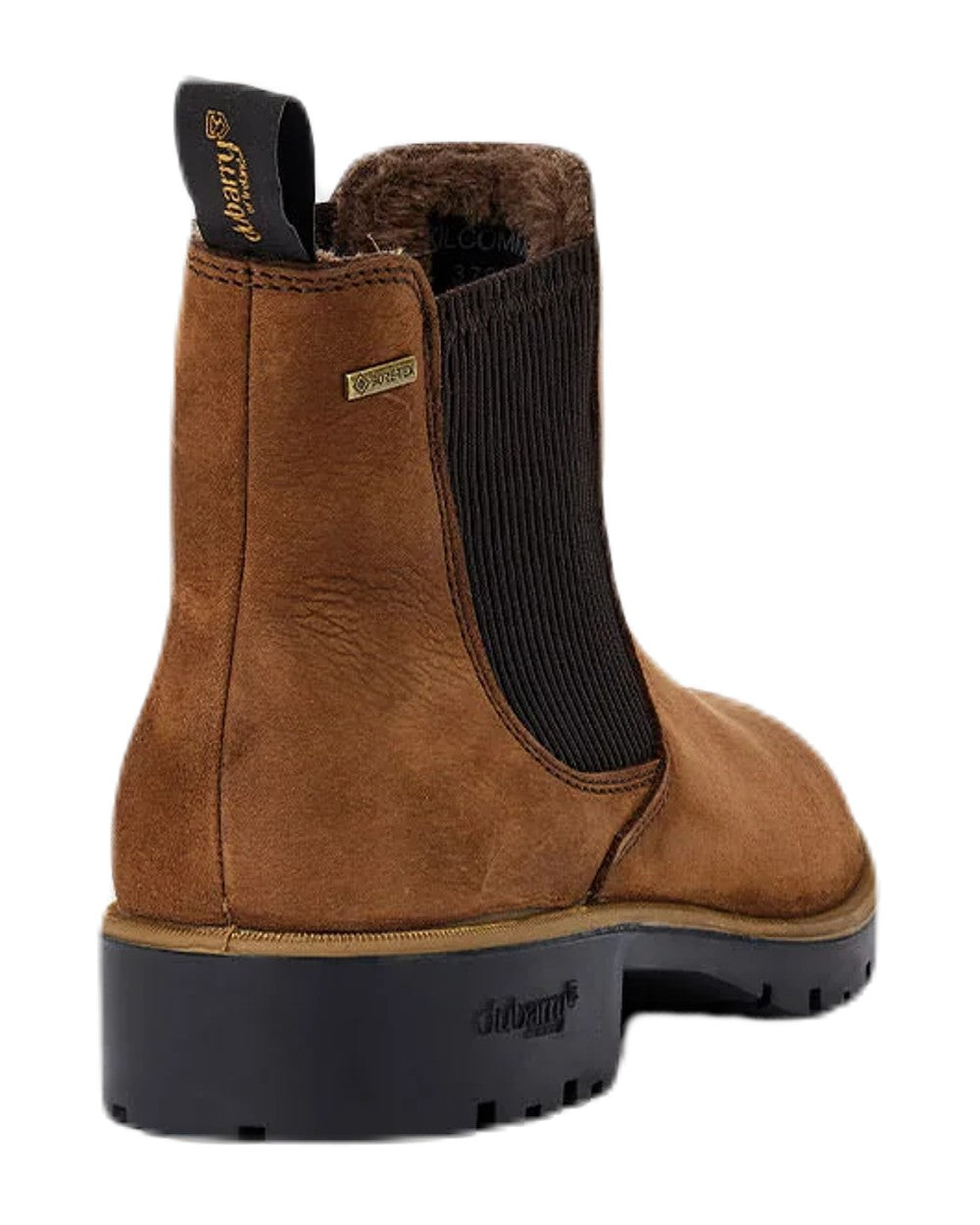 Walnut coloured Dubarry Kilcommon Chelsea Boots on white background
