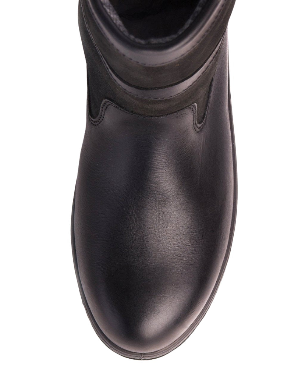 Black coloured Dubarry Kildare Country Boots on white background
